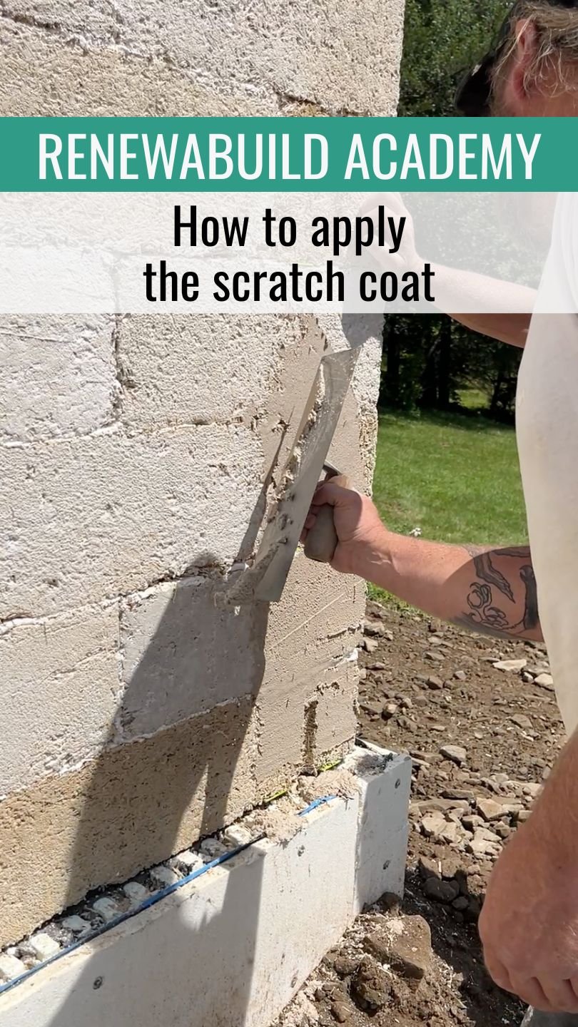 Renewabuild Academy how to apply scratch coat
