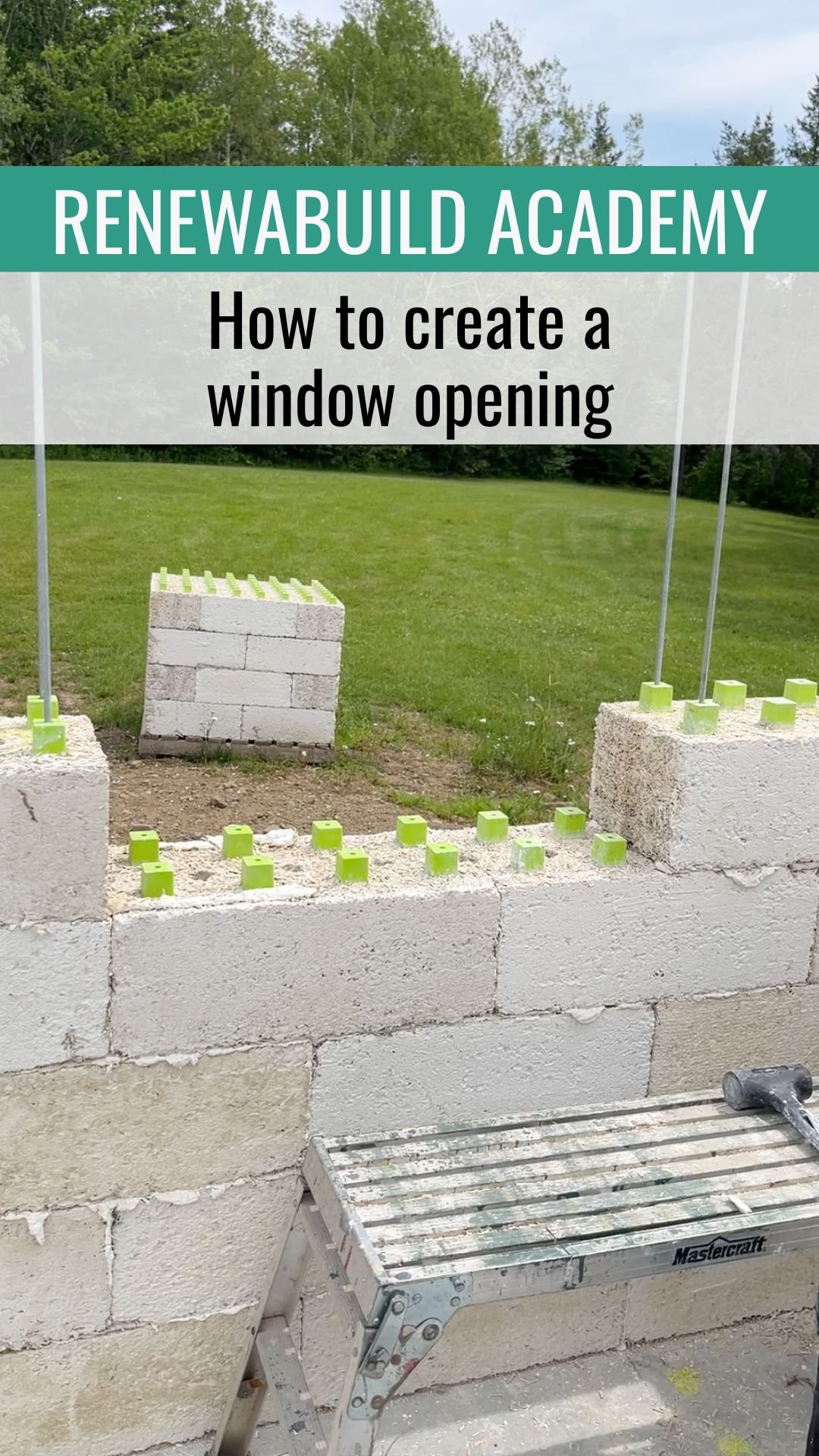 Renewabuild Academy how to create a window opening